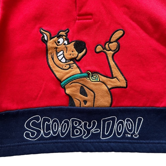 Vintage 90s Scooby Doo Wear R U? Pullover Collared Sweatshirt Long Sleeve Size 4 - Picture 2 of 12